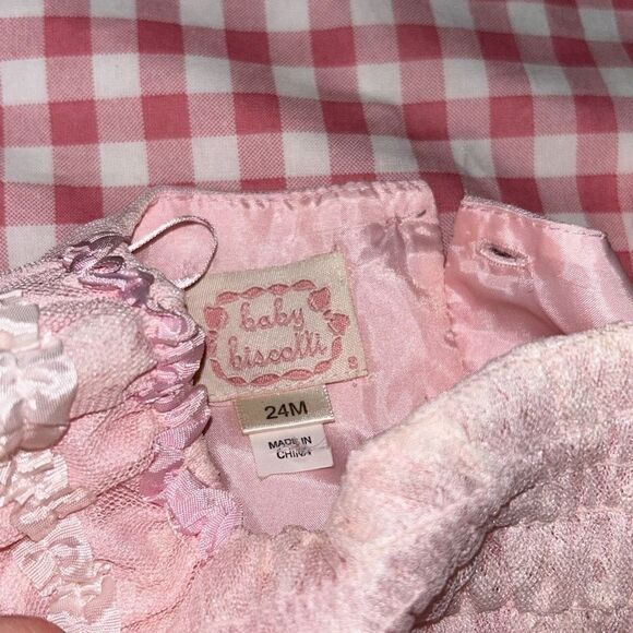 Baby biscotti tulle rosette outfit 24m - Picture 4 of 4